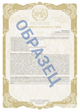 Образец Приложение к СТО 01.064.00220722.2-2020 Забайкальск Сертификат СТО 01.064.00220722.2-2020 